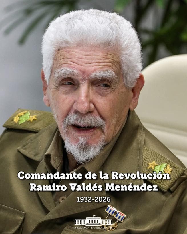 Ramiro Valdes, erou al revoluţiei cubaneze, a încetat din viaţă la vârsta de 94 de ani