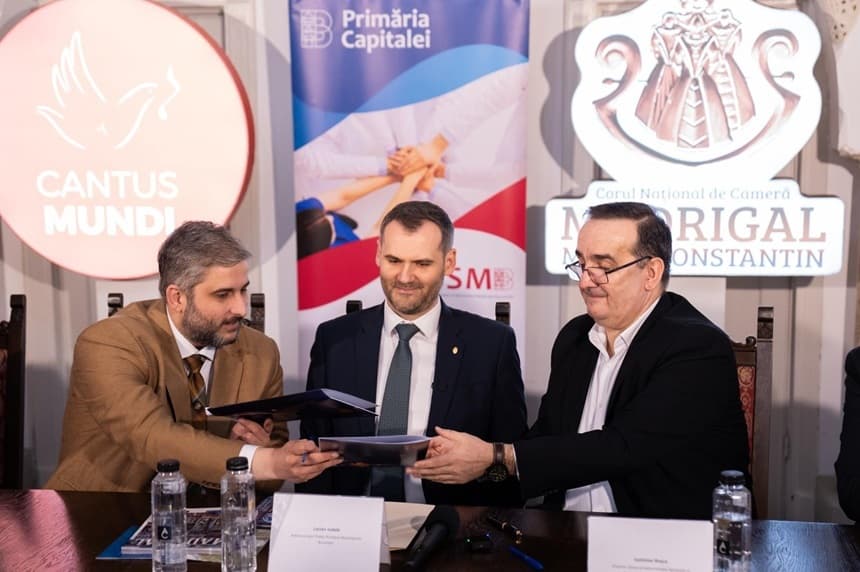 Muzica Corului Madrigal se va auzi în şapte spitale din Bucureşti