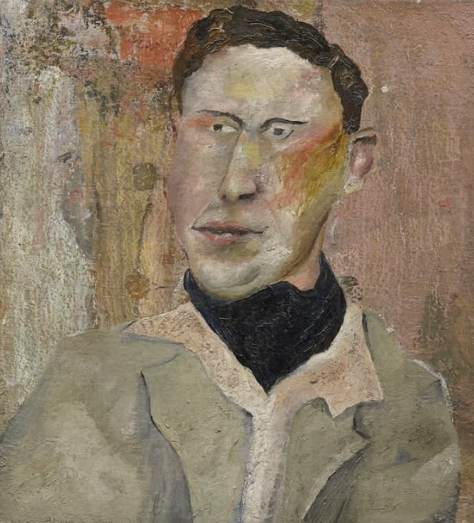 „Man in a Black Scarf”, un tablou pe care Lucian Freud l-a negat, expus pentru prima dată publicului la Londra