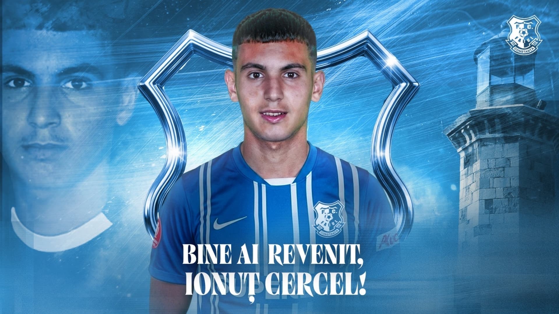 FCSB a împrumutat un jucător grupării Farul / Ionuţ Cercel este fotbalist format la Academia Hagi