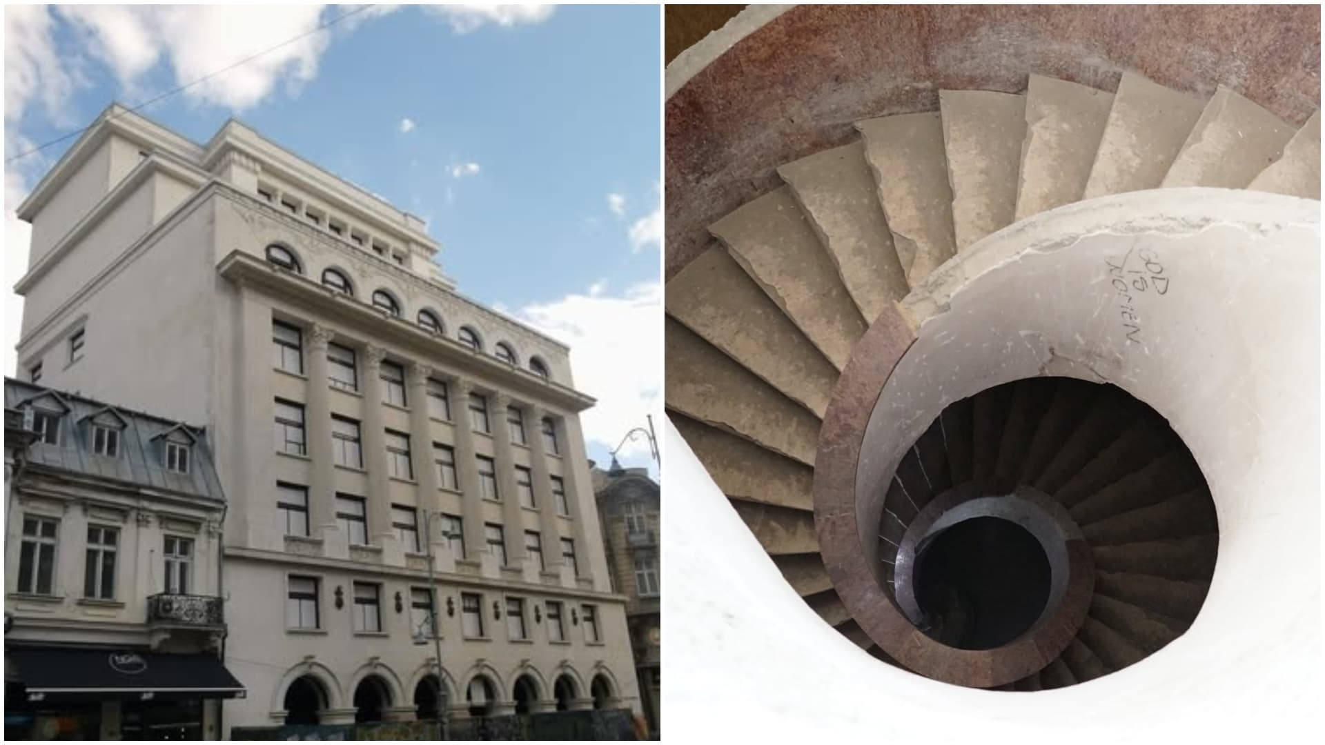 FOTO | Blocul Rosenthal, clădirea care ne-a oferit revoluția prăvăliilor de pe Calea Victoriei. A fost prima clădire cu magazine retrase de la bulevard, răsfăț pentru pietoni