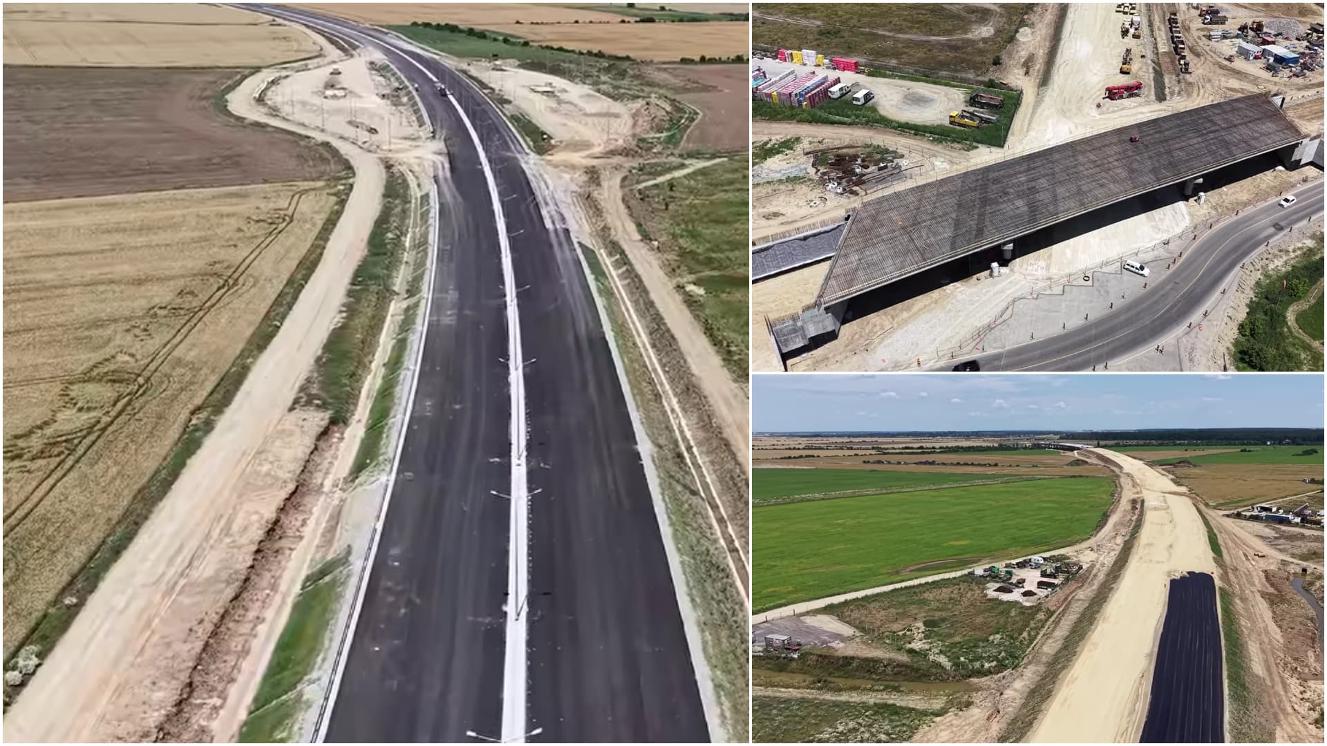 VIDEO | Timizi pași înainte pe crucialul Lot 3 Nord al A0, cel construit de chinezi și fără de care Lotul 4 rămâne muzeu. Au început lucrările la rampa DN3, dinspre Brănești