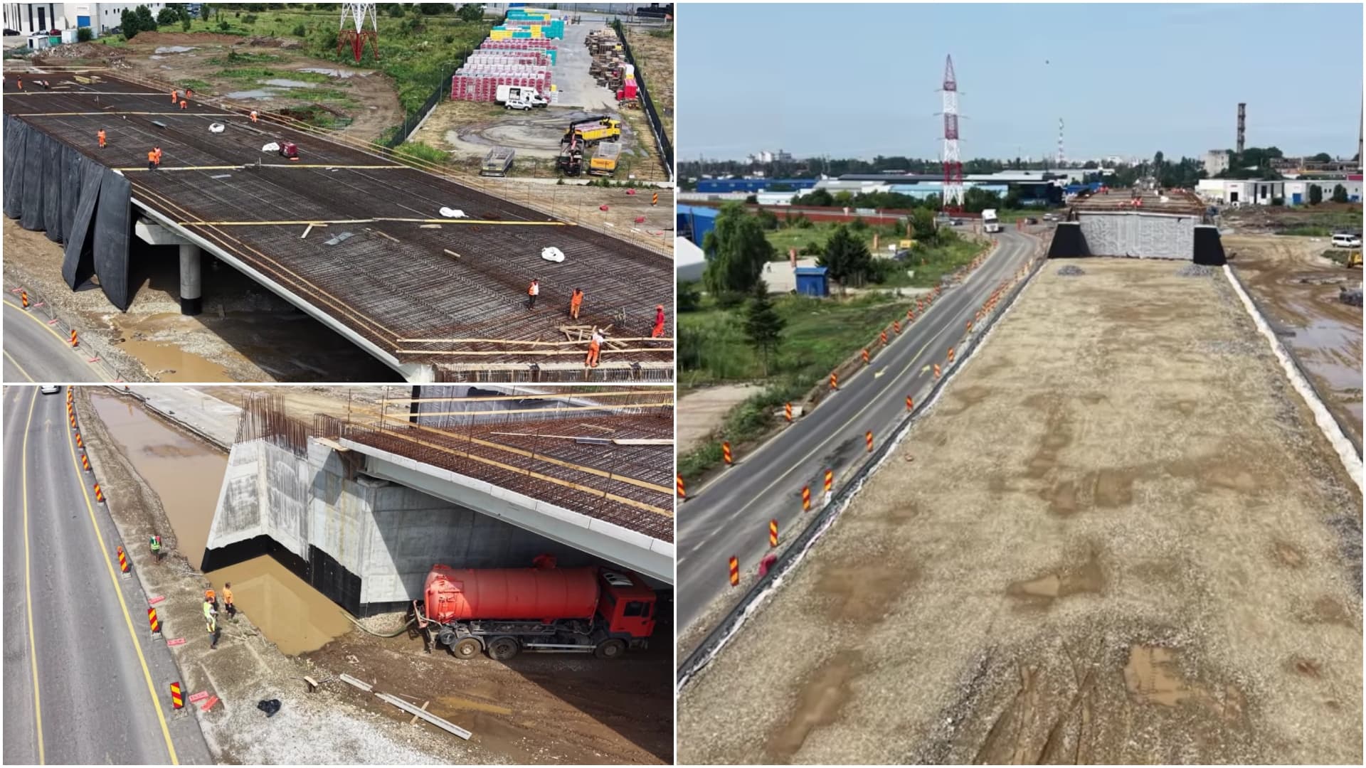 VIDEO | Cum arată azi Pasajul peste DN3 de pe A0, veriga lipsă pentru legătura strategică dintre Loturile 3 și 4 din Autostrada Bucureștiului