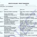 Candidații la concursul de directori de școli 2026 vor depune obligatoriu un proiect managerial în dosarul de înscriere / Actele necesare și grila de evaluare – proiect metodologie