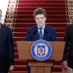 Adrian Veștea, desemnat premier de Nicușor Dan după retragerea lui Eugen Tomac. Economist și fost profesor asociat la un liceu tehnologic din Brașov timp de un an, fost ministru, primar și președinte de consiliu județean