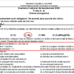 Încă o greșeală în baremele de la Bacalaureat 2026: la Chimie anorganică, baremul indică drept corectă o afirmație adevărată, deși itemul grilă cerea să fie indicată una falsă