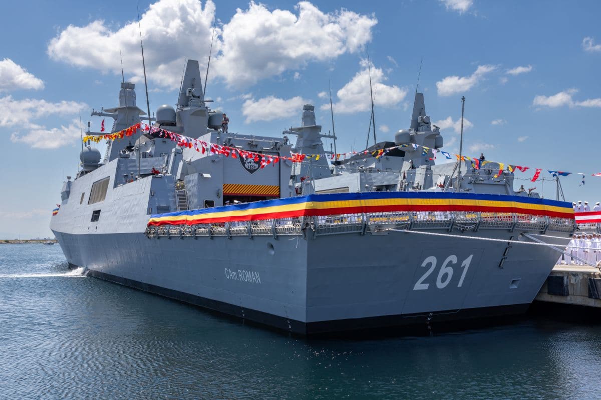 Romania’s Naval Forces receive first corvette since the fall of communism