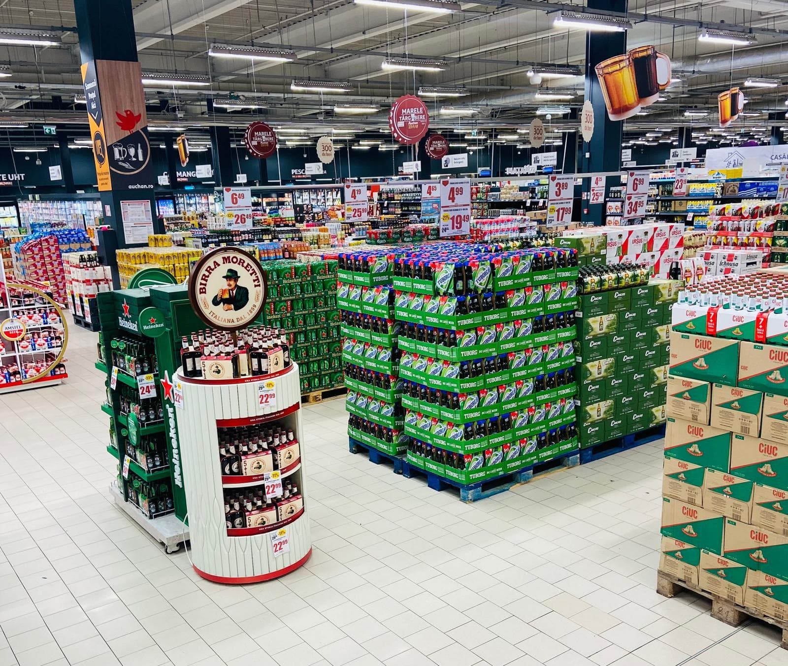 Auchan dă startul Târgului de Bere cu peste 300 de sortimente din 25 de țări, în așteptarea campionatului mondial de fotbal