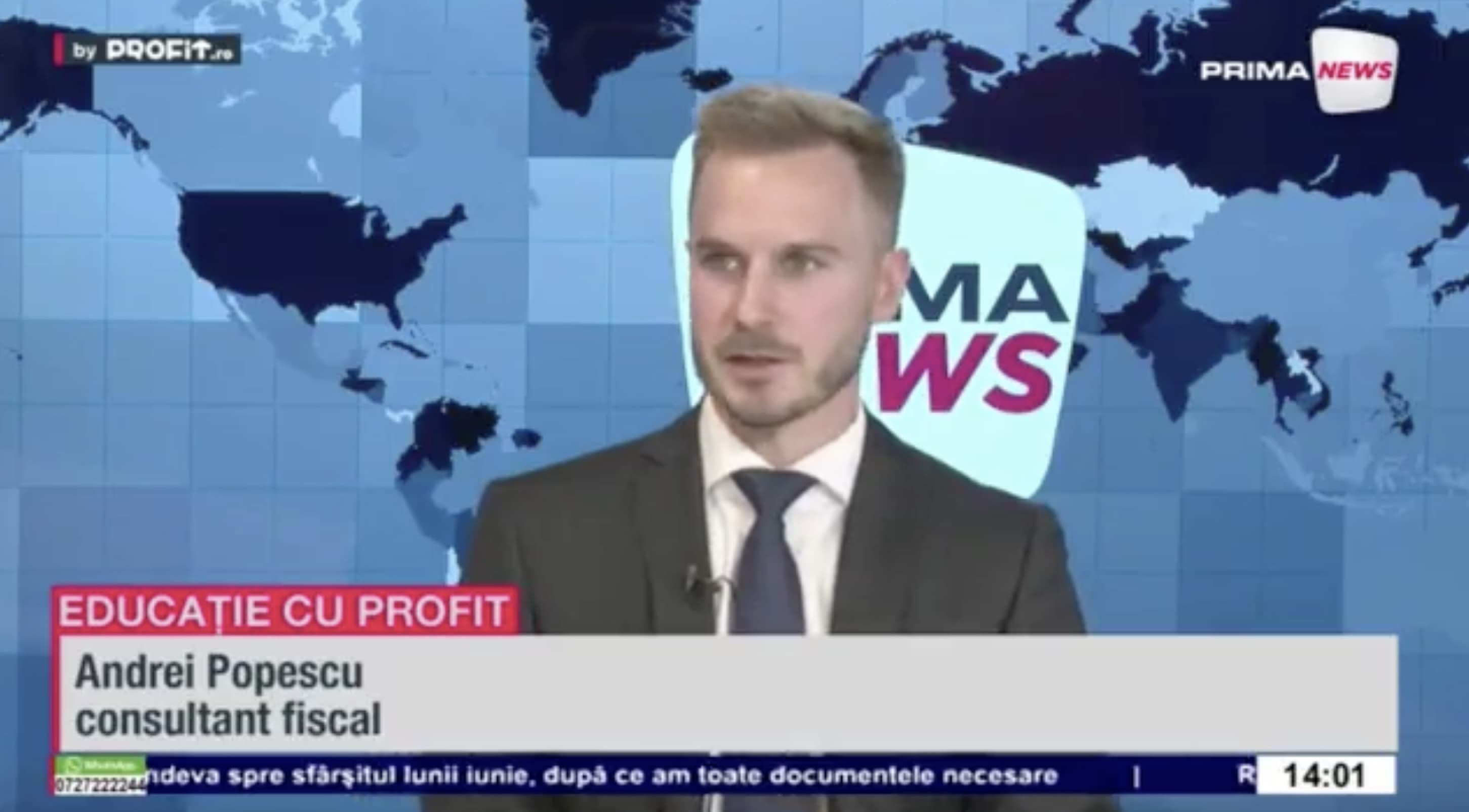 Principalele schimbări fiscale 2026. Andrei Popescu, consultant fiscal: Putem avea același randament brut, dar câștig net diferit. La brokerii străini vom datora 16%, iar acei 50 lei peste plafon te costă 2.430 lei - Profit.ro TV Educație cu Profit