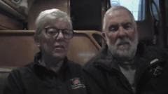 'Warning fire went up': Couple on board yacht describe encounter with Russian warship