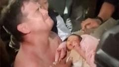 Newborn baby rescued from Venezuela earthquake rubble