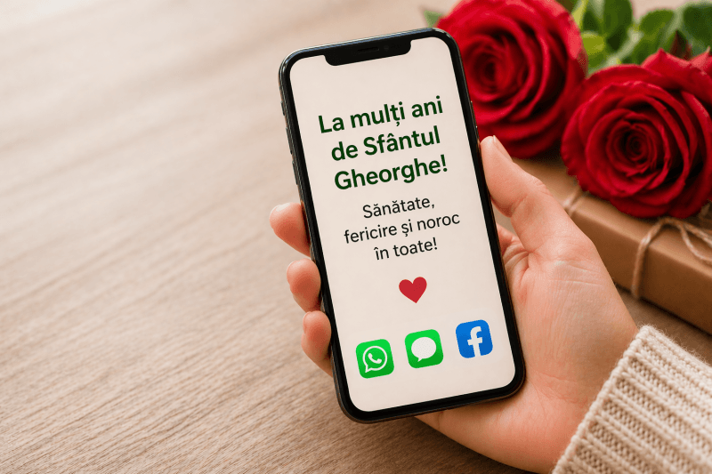 Mesaje și urări de Sfântul Gheorghe 2026. Idei pentru SMS, WhatsApp sau Facebook