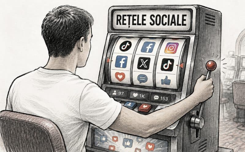 TikTok, Facebook și Instagram te țin prins mai mult decât crezi. Rețelele sociale funcționează ca păcănele digitale, iar UE vrea să le schimbe