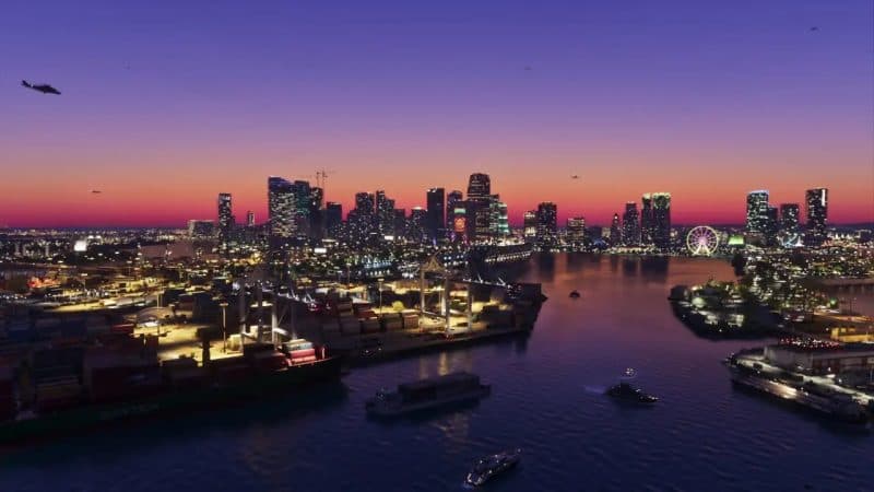 Rockstar a publicat o nouă imagine din GTA 6. Vice City arată spectaculos noaptea, iar precomenzile încep curând