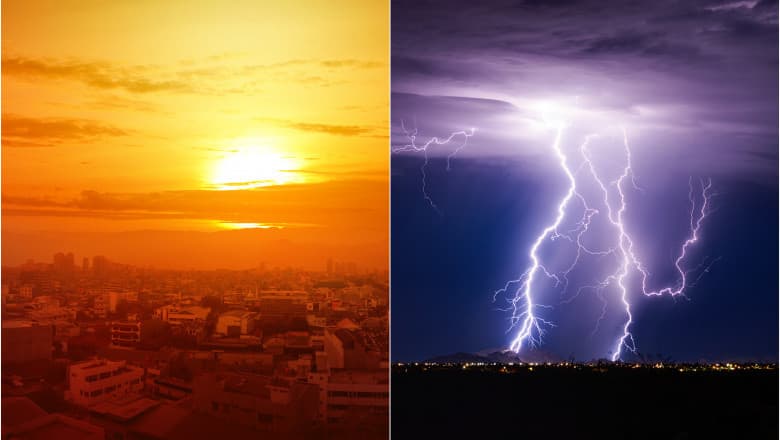 ANM: Cod galben de caniculă și furtuni în mai multe regiuni ale țării. Temperaturile urcă până la 34 de grade