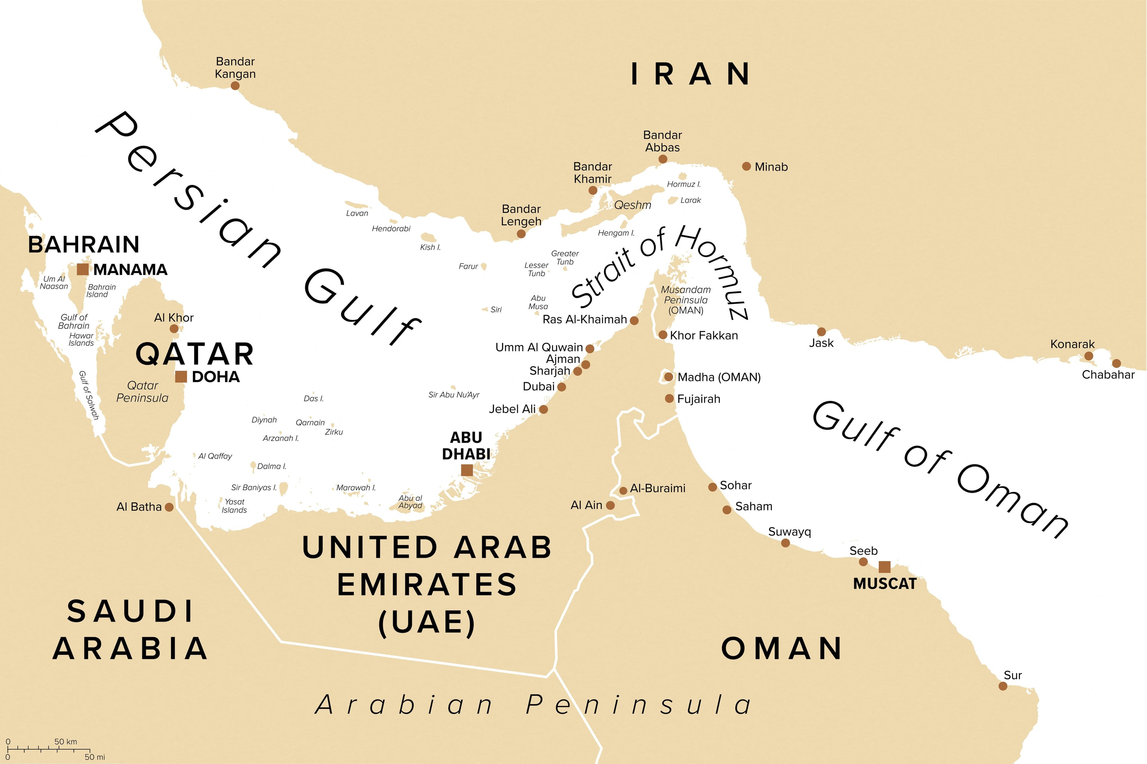 Un important lider iranian promite o strâmtoare Ormuz „fără nicio prezenţă americană”