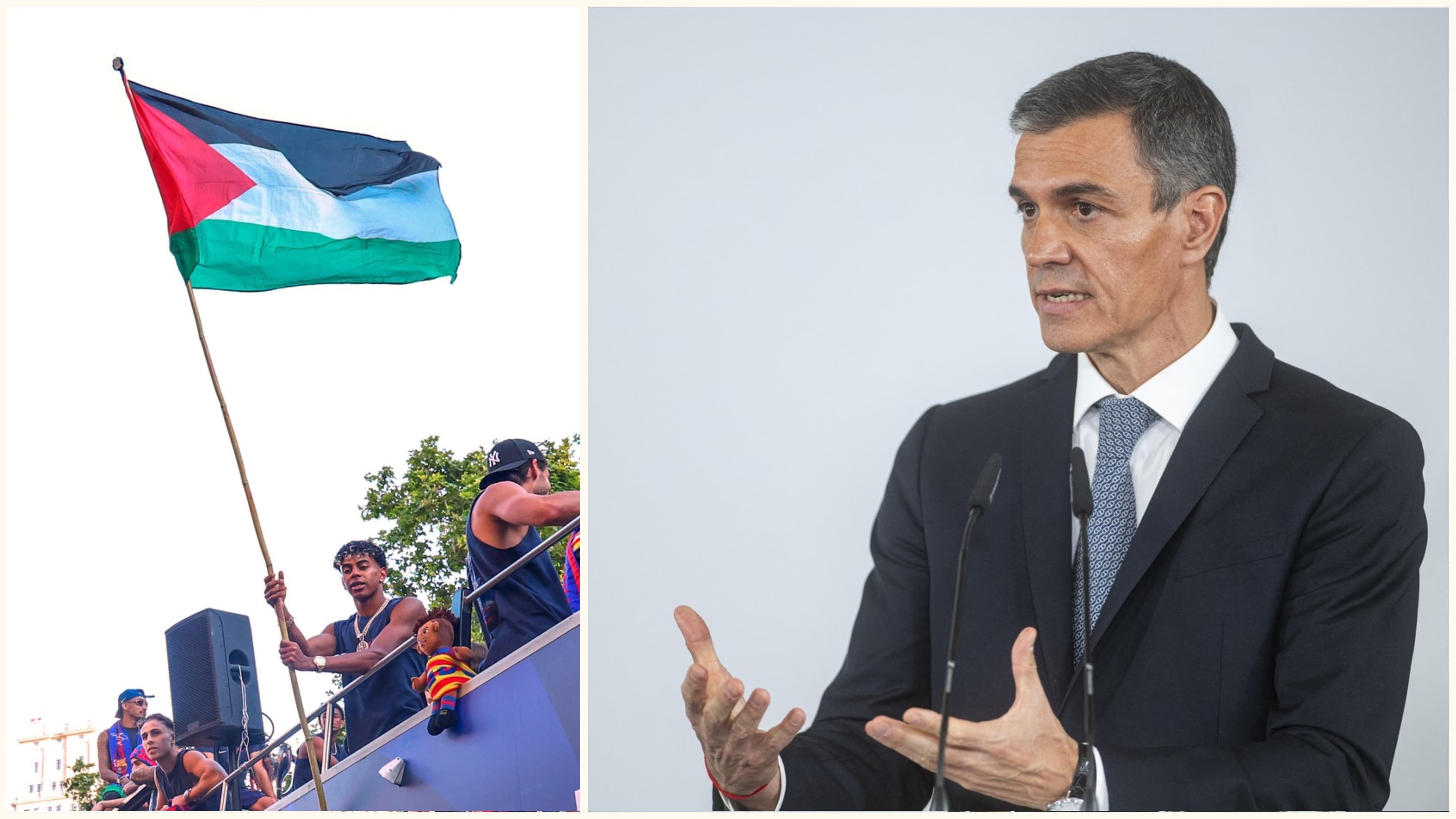 Pedro Sanchez sare în apărarea lui Lamine Yamal după reacția furioasă a Israelului la gestul fotbalistului cu steagul Palestinei