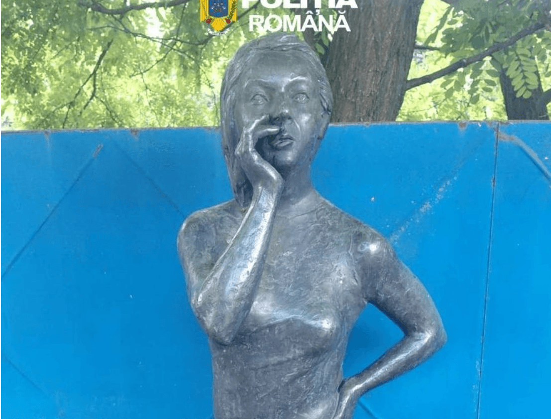 Românii au furat o statuie din patrimoniul Germaniei, pe care voiau să o topească. Lucrarea de arta a fost găsită în Buzău