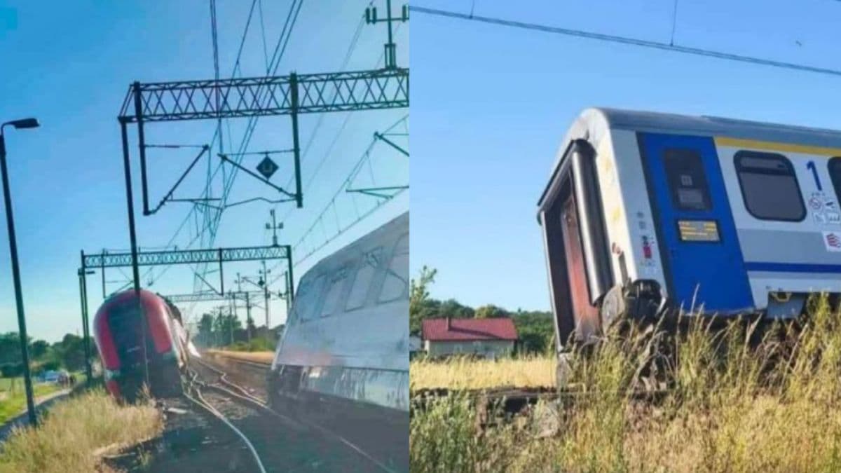 Două trenuri de călători care aveau la bord 200 de persoane s-au ciocnit în vestul-centrul Poloniei