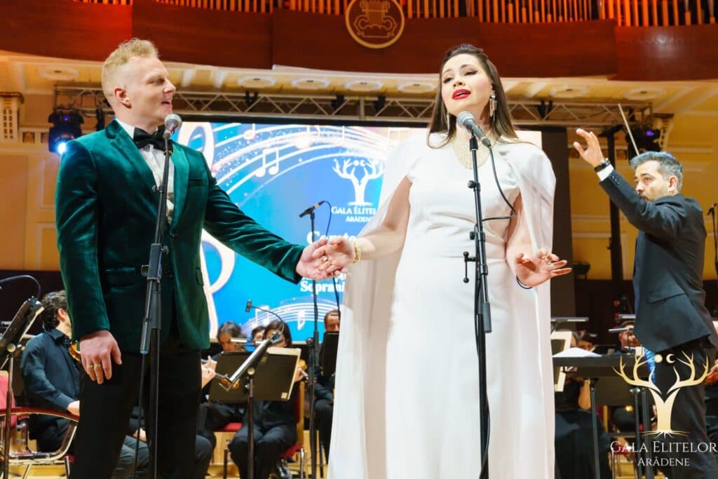 Concertul „Vivo per lei”- cu tenorul Ștefan von Korch și soprana Elina Velica a înnobilat artistic Gala Elitelor Arădene 2026