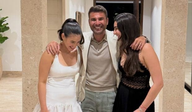 Imagini rare cu fiica cea mare a lui Adrian Mutu. Maya a absolvit facultatea, iar părinții i-au fost alături