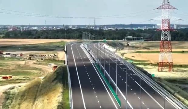 Imagini cu Lotul 4 din autostrada A0 Pantelimon-Glina, care e aproape gata. Noul tronson va face legătura cu A2