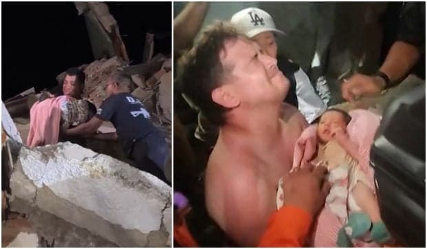 Un bebeluș de 18 zile a fost scos în viață de sub dărâmături, la 32 de ore după cutremurele care au devastat Venezuela