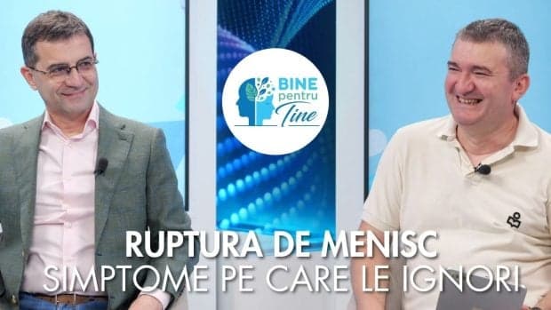 Dr. Ion Bogdan Codorean, totul despre greşelile care îți pot distruge genunchii, la „Bine pentru tine”: „Nu toate rupturile necesită operație”