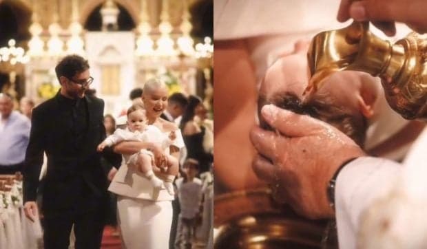 Carmen Grebenișan și-a botezat băiețelul. Imagini emoționante de la ceremonia lui Kadri
