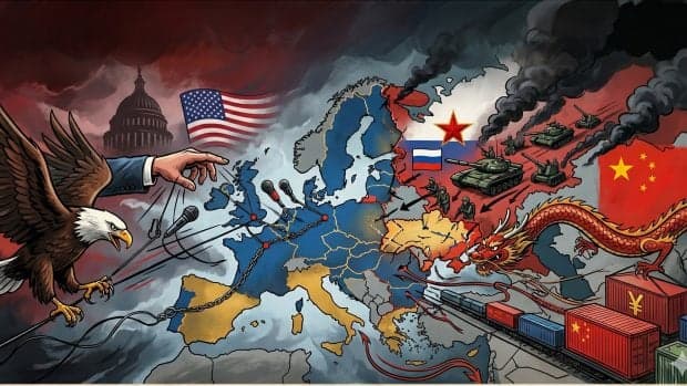 Avertismentul unui mare istoric contemporan despre viitorul UE: „Europa se află sub atac militar din partea Rusiei, politic din partea Statelor Unite și economic din partea Chinei”