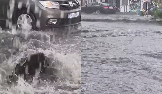 Furtuna a făcut ravagii în Pantelimon, județul Ilfov: A plouat în ultimele zile cât pentru 2 luni