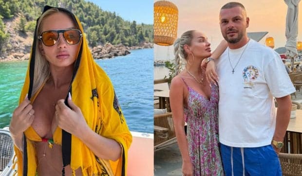Imagini cu Maria Constantin într-un costum de baie minuscul. Artista își petrece vacanța în Thassos, Grecia