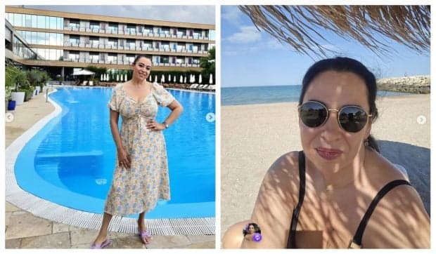 Cum arată Oana Roman în costum de baie, la plajă, după ce a slăbit 10 kilograme. „E o stare de grație, de împăcare și bucurie”