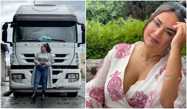 O tânără a renunțat la munca într-un depozit de fructe și s-a făcut șoferiță de TIR în Spania. Au convins-o camionagiii care descărcau mărfurile