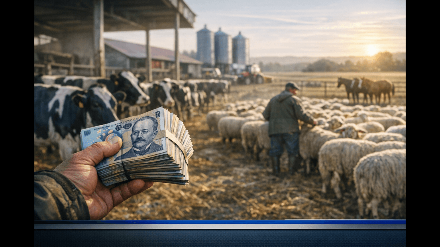 Fermierii primesc ajutoare de stat de 46 de milioane de lei pentru sectorul zootehnic