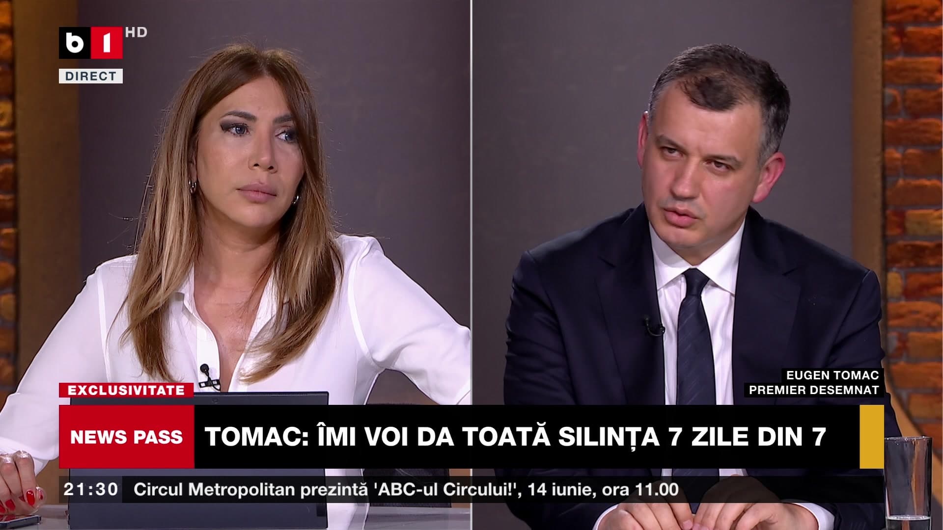 Eugen Tomac, convins că va obține susținerea Parlamentului: „Proiectul pe care îl propun eu va reuși” (VIDEO)