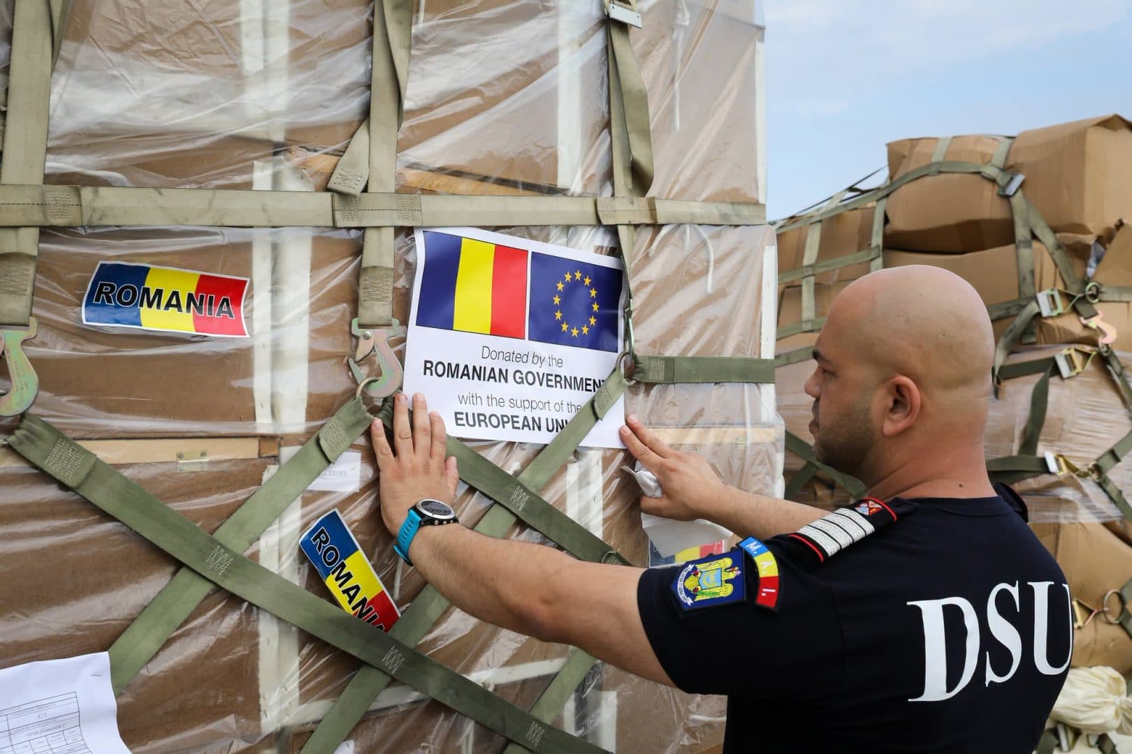 România trimite ajutoare umanitare în Venezuela. Cum a fost organizată misiunea umanitară de Ministerul Apărării Naționale (FOTO)