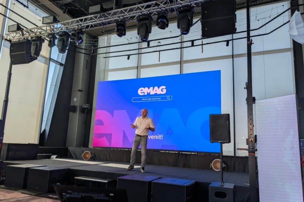 De ce a făcut Emag disponibilizări anul acesta și care sunt motivele pentru taxa operațională introdusă recent / Tudor Manea, CEO Emag: „Am văzut acest trend de scădere a consumului și am început să ne pregătim, căci vor urma niște ani în care lucrurile vor fi mai dificile”