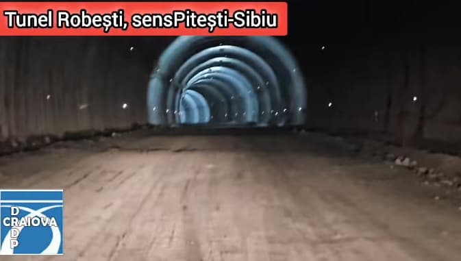 VIDEO Autostrada A1 Sibiu – Pitești: Imagini cu traversarea celui mai nou tunel străpuns prin Carpați