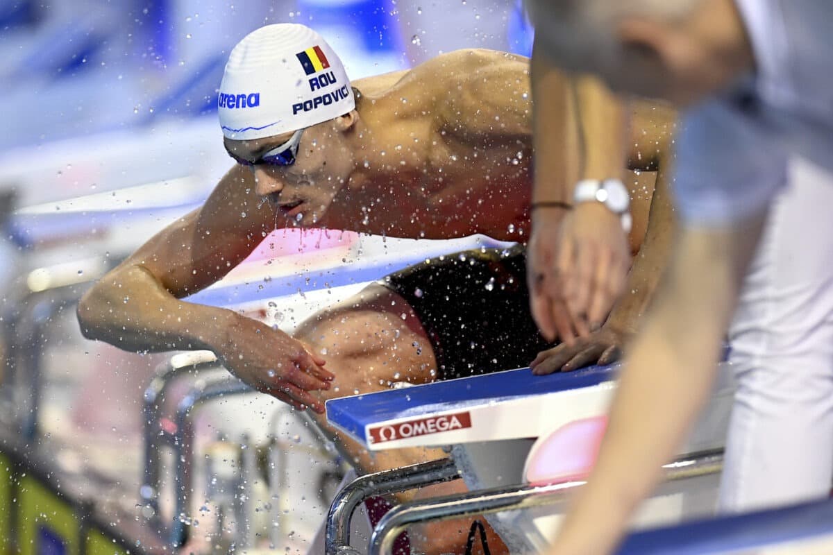 David Popovici revine în bazin: va participa la „Trofeul Sette Colli” de la Roma