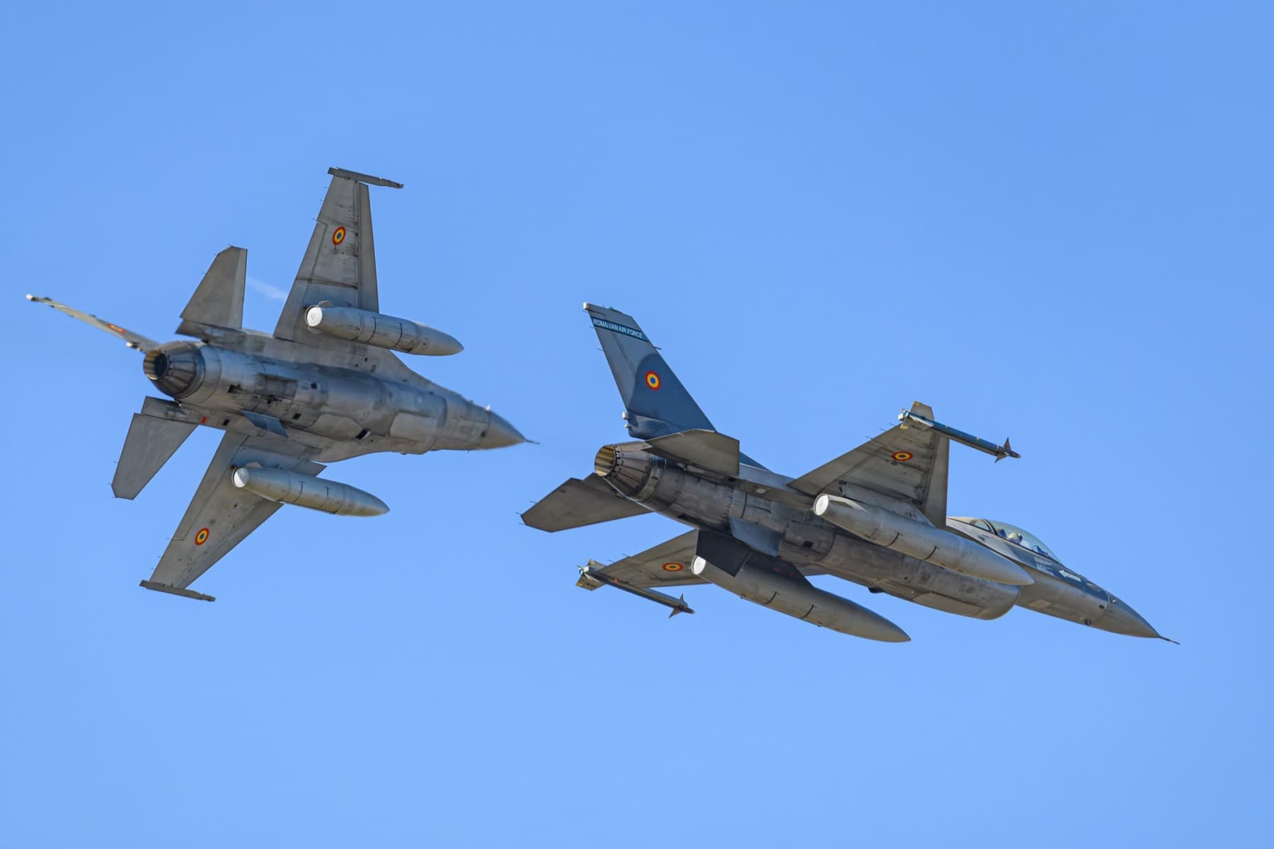 Două aeronave F-16, ridicate de la sol după ce o dronă rusească a intrat în spațiul aerian național, în zona Chilia / Mesaj RO-Alert pentru populația din nordul județului Tulcea