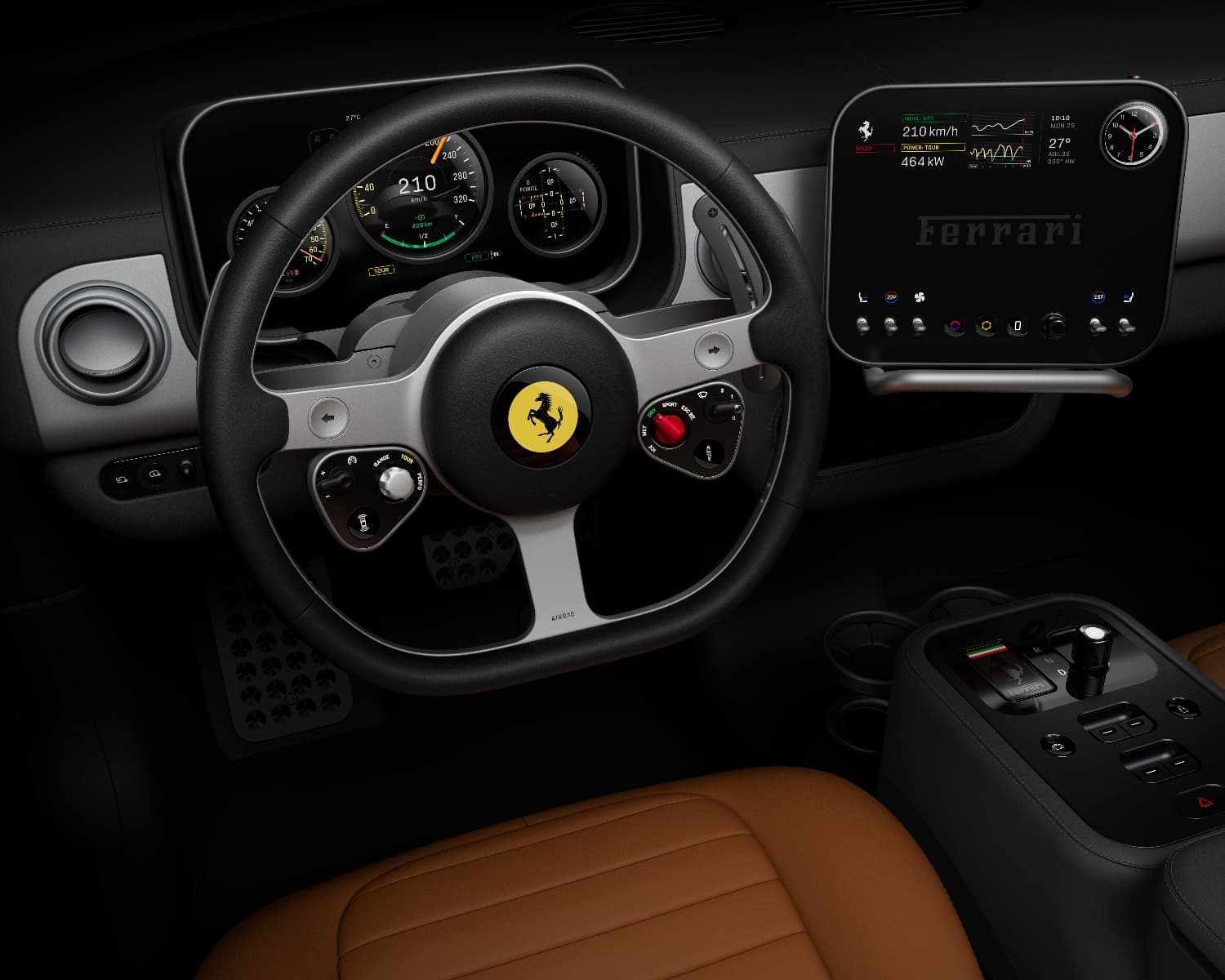 Ferrari lansează modelul „Luce”, primul său automobil complet electric