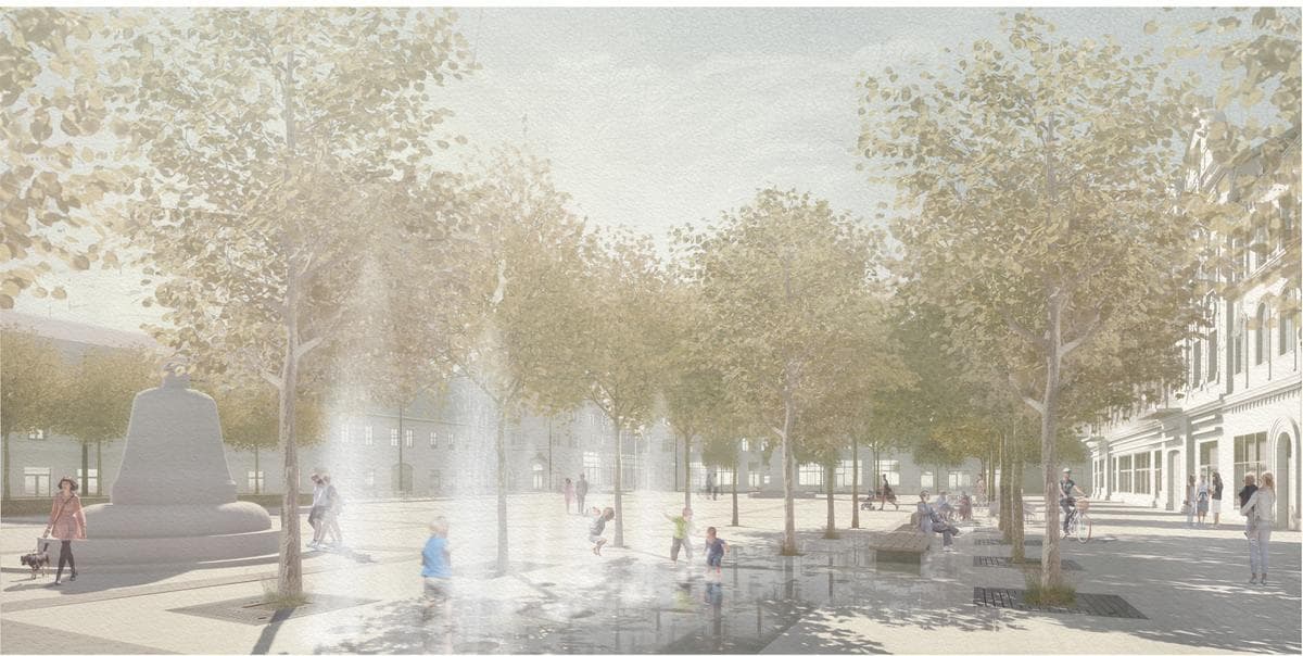 Au început lucrările de regenerare urbană pe şase hectare de spaţiu public, în Piața Traian din Timişoara