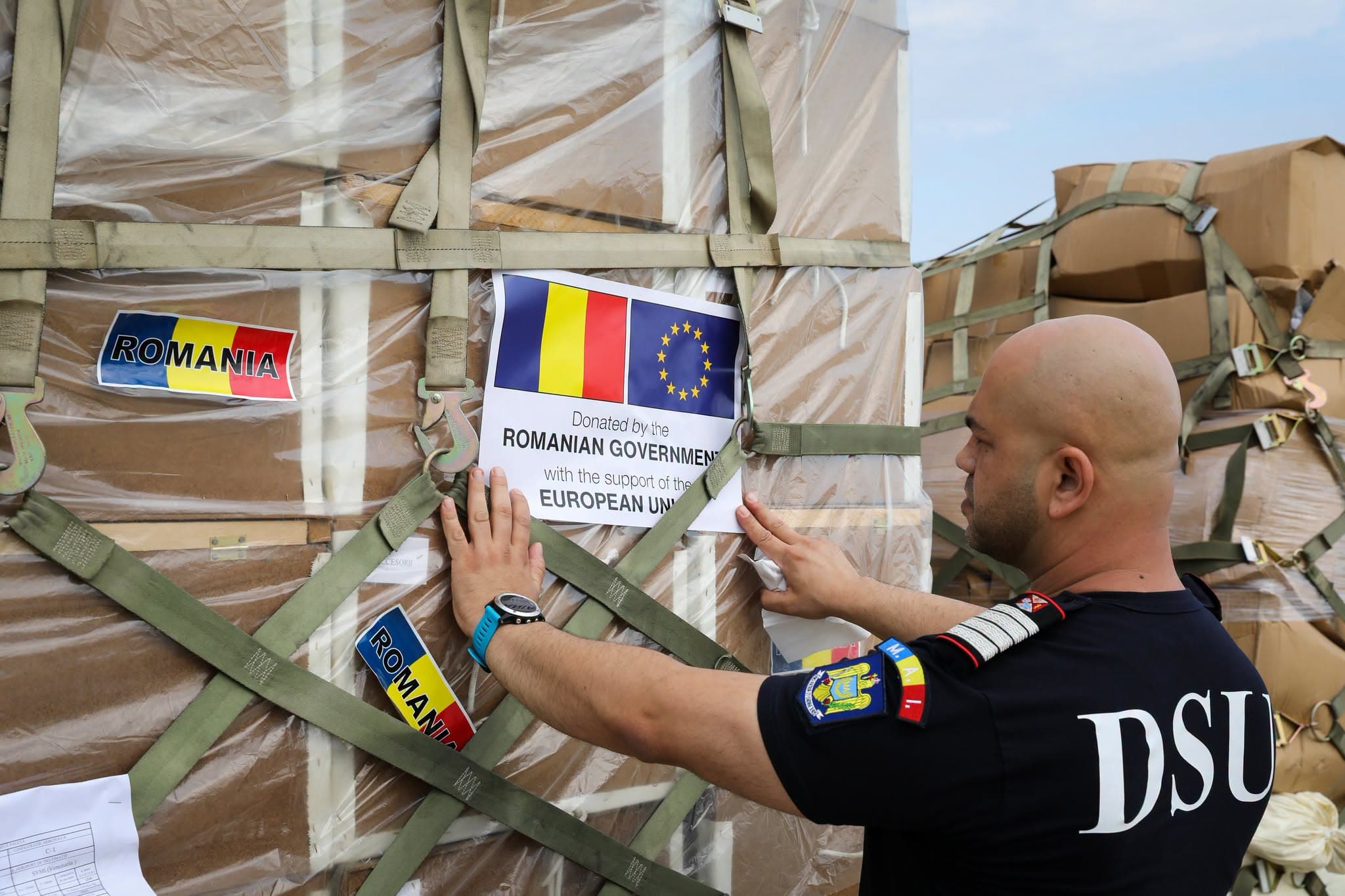 GALERIA FOTO | România trimite ajutoare umanitare în Venezuela / Materiale de cazarmament și produse medicale vor ajunge în regiunea Yaracuy, grav afectată de cutremure