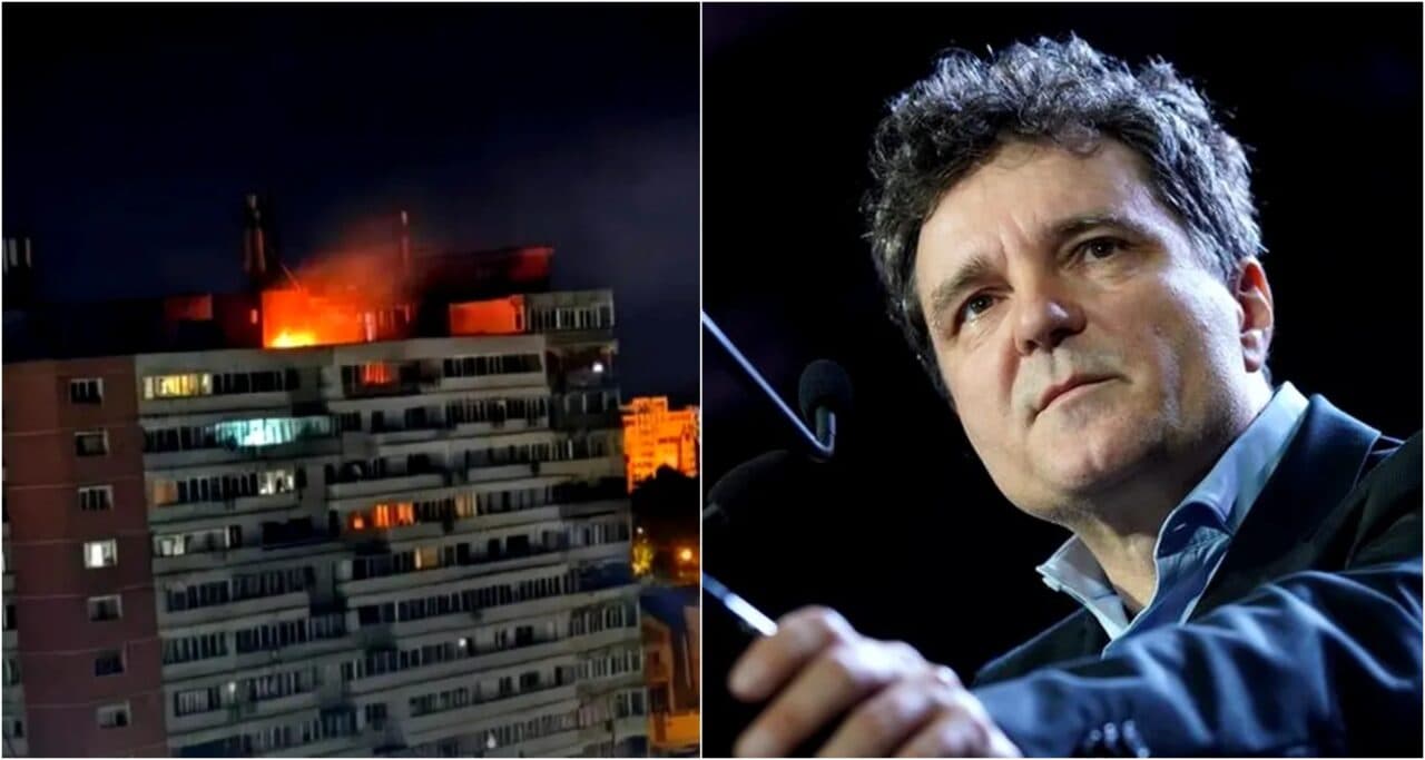 Nicușor Dan merge la Galați, unde va vizita victimele incidentului cu dronă și blocul afectat
