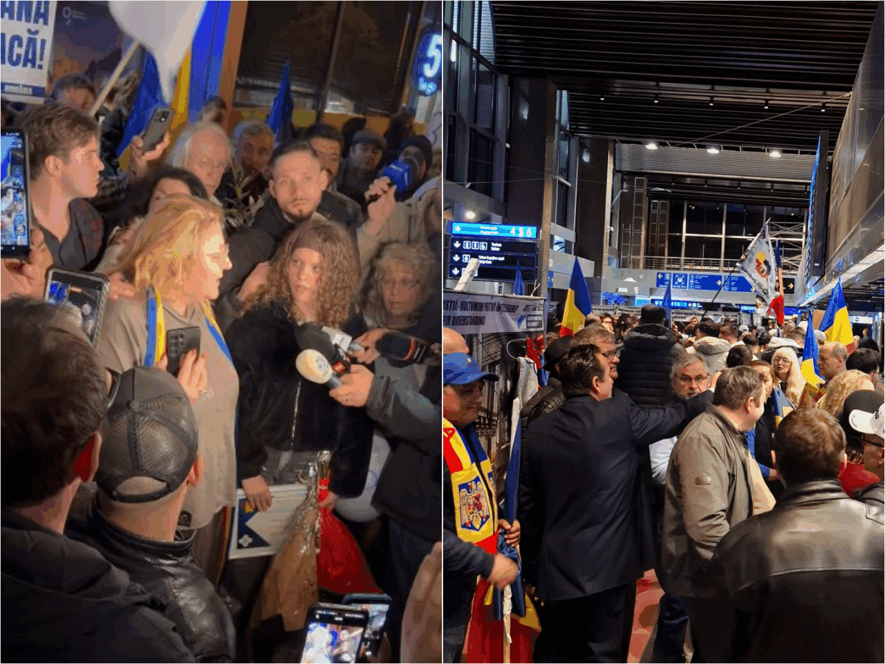 Diana Șoșoacă, întâmpinată de susținători, la Otopeni, după ridicarea imunității în Parlamentul European. „Nu au ei pușcării să mă îngenuncheze”