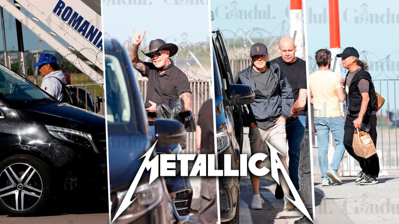 Matallica a aterizat la București. Gândul vă prezintă imagini exclusive cu trupa, înainte de marele concert de pe Arena Națională
