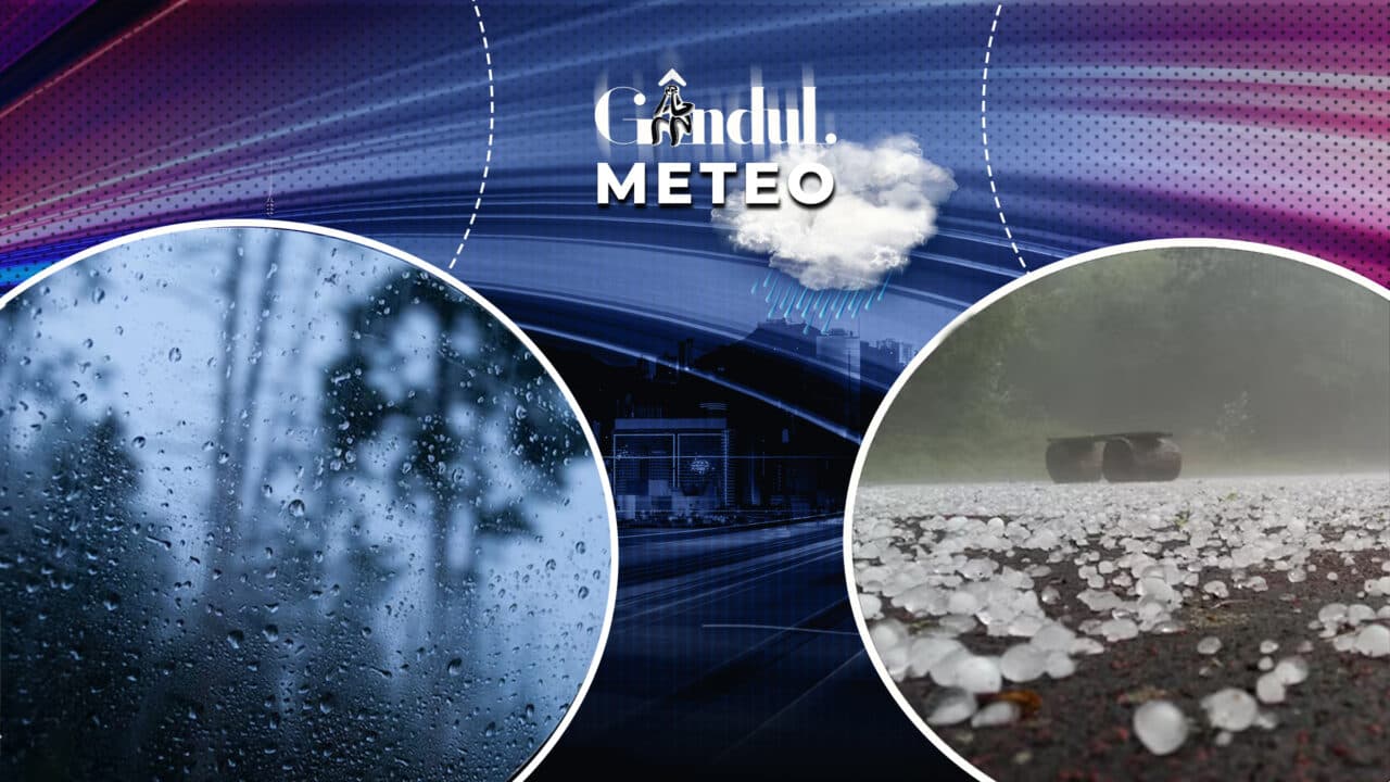 Meteorologii ANM au schimbat prognoza. Noi coduri galbene de vijelii și grindină, inclusiv în Capitală. Ce zone mai sunt vizate