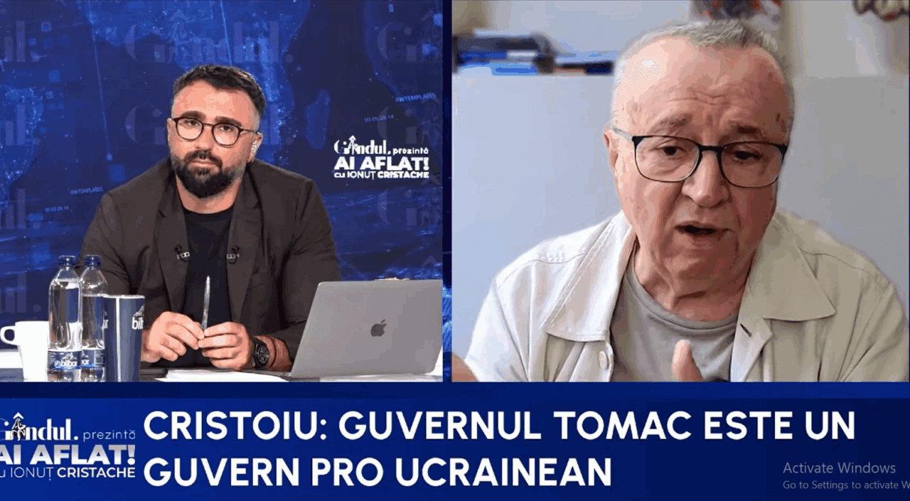 Verdictul lui Cristoiu: Guvernul Tomac va fi pro-ucrainean