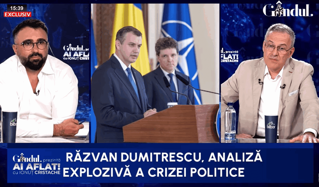 Răzvan Dumitrescu, analiză explozivă a crizei politice: Nicușor Dan e conștient de faptul că a ajuns președinte printr-o conjunctură